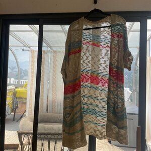 Mystree Short sleeve long cardigan/duster